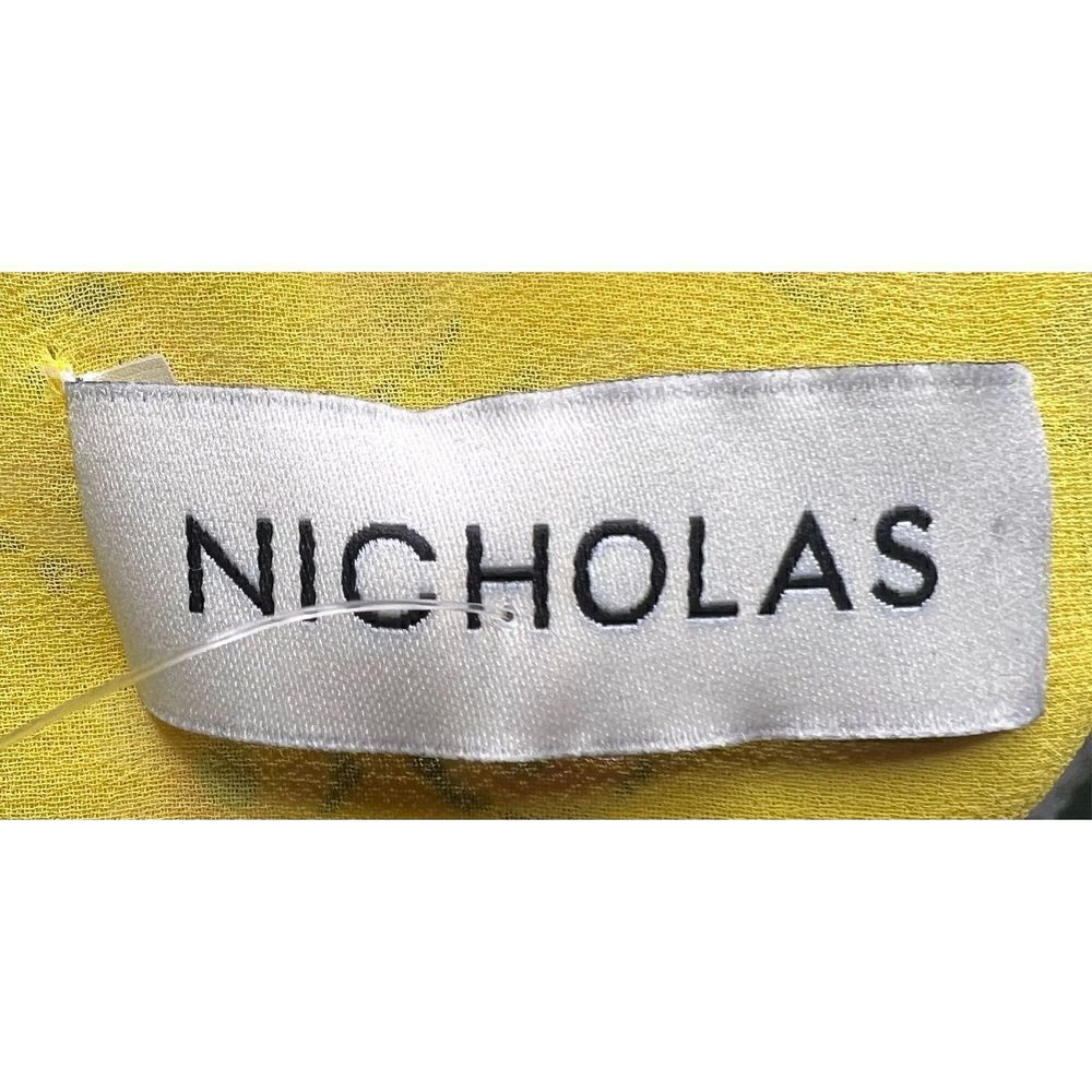 Nicholas Lydia Mini Dress In Yellow Floral NWT Size 2 - Picture 9 of 11